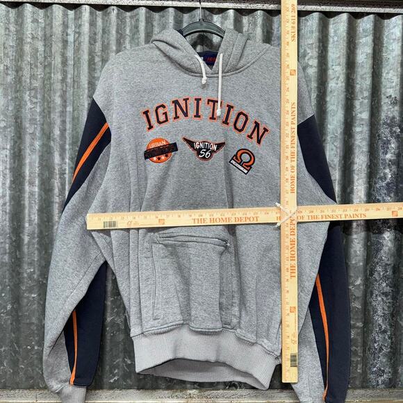 Vintage y2k embroidered ignition hoodie sweatshirt - Picture 2 of 5